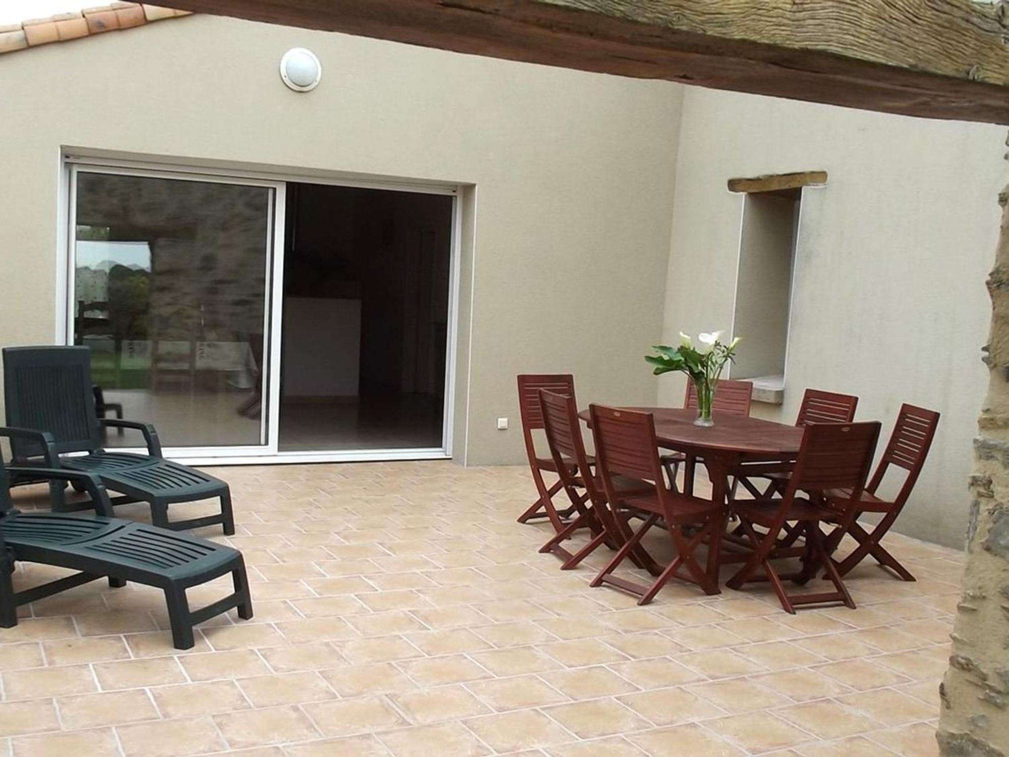 Charmante Grange Renovee Avec Grand Terrain, Wi-Fi, Barbecue, Proche Ferme Et Nature - Fr-1-426-131 La Garnache Exterior foto