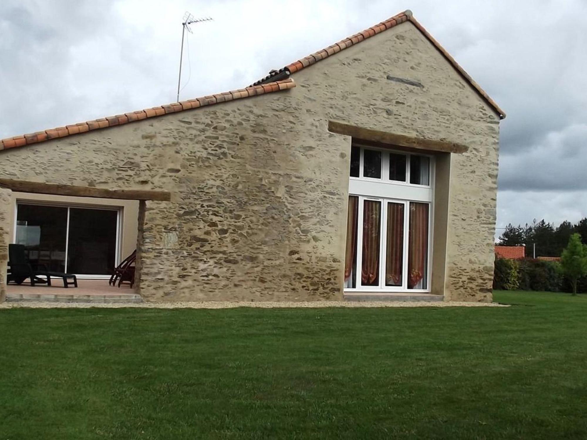 Charmante Grange Renovee Avec Grand Terrain, Wi-Fi, Barbecue, Proche Ferme Et Nature - Fr-1-426-131 La Garnache Exterior foto